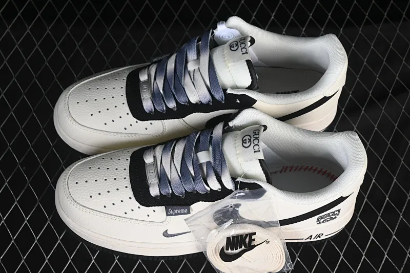 All categories Nk Air Force 1 Air Force series Nk Air Force 1 Low Air Force low-top Nike Air Force 1'07 Low Gucci co-branded off-white black canvas hook Air Force 1 low-top casual sneakers XD2588-605